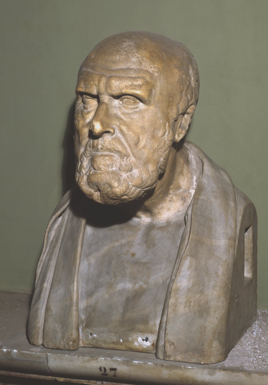 Chrysippoksen Solin rintakuva, roomalainen kopio hellenistisesta alkuperäisestä (marmorista) tekijältä Roman