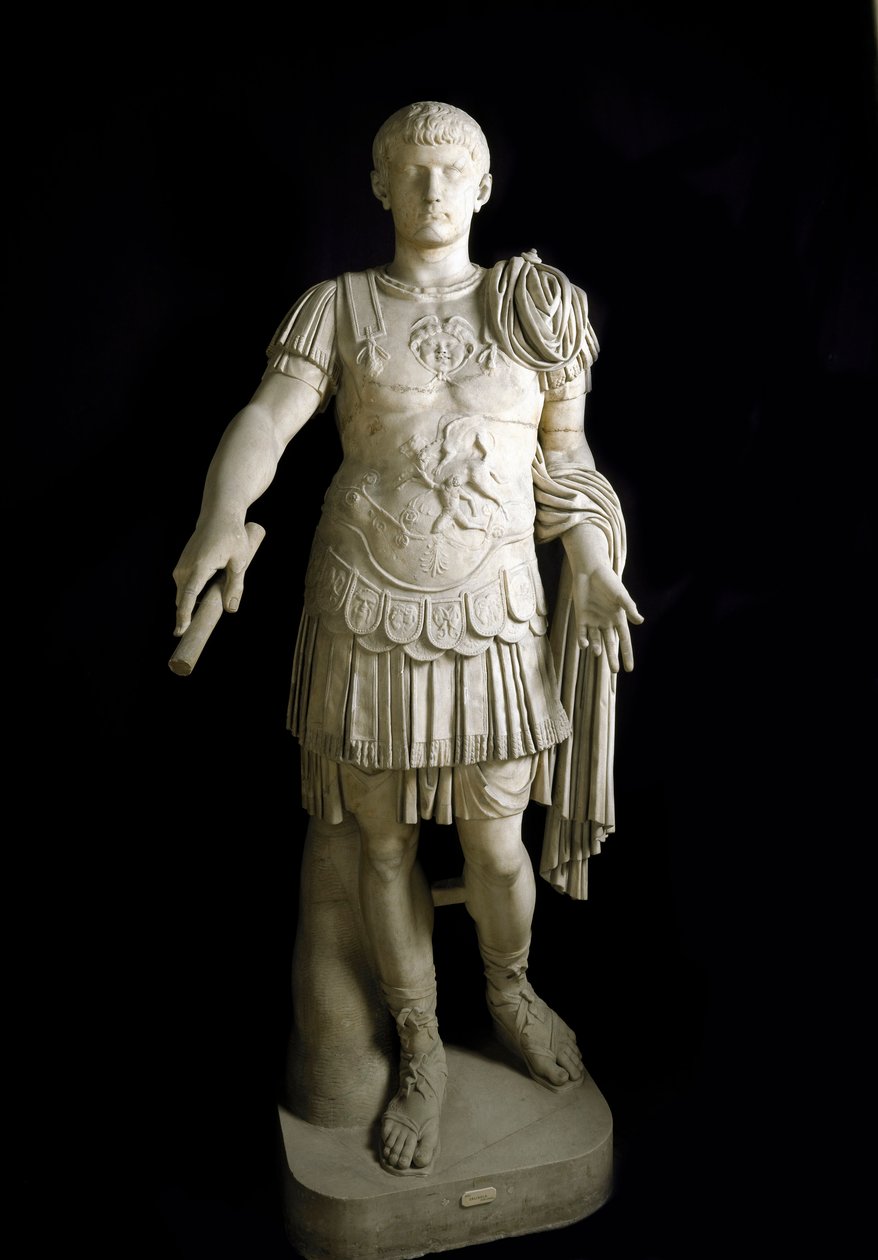 Caius Caesar Germanicus, Rooman keisari (marmori) tekijältä Roman