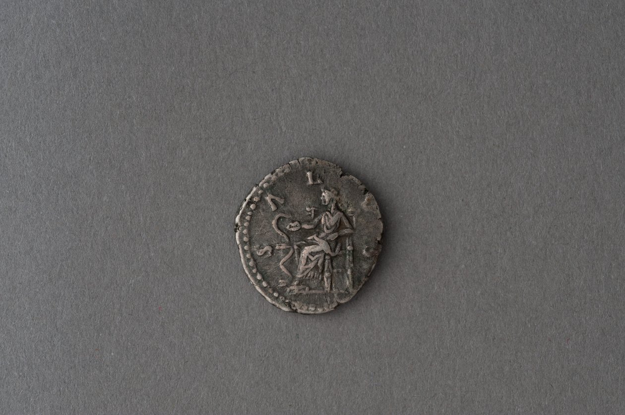 Denarius of Faustina (hopea) tekijältä Roman