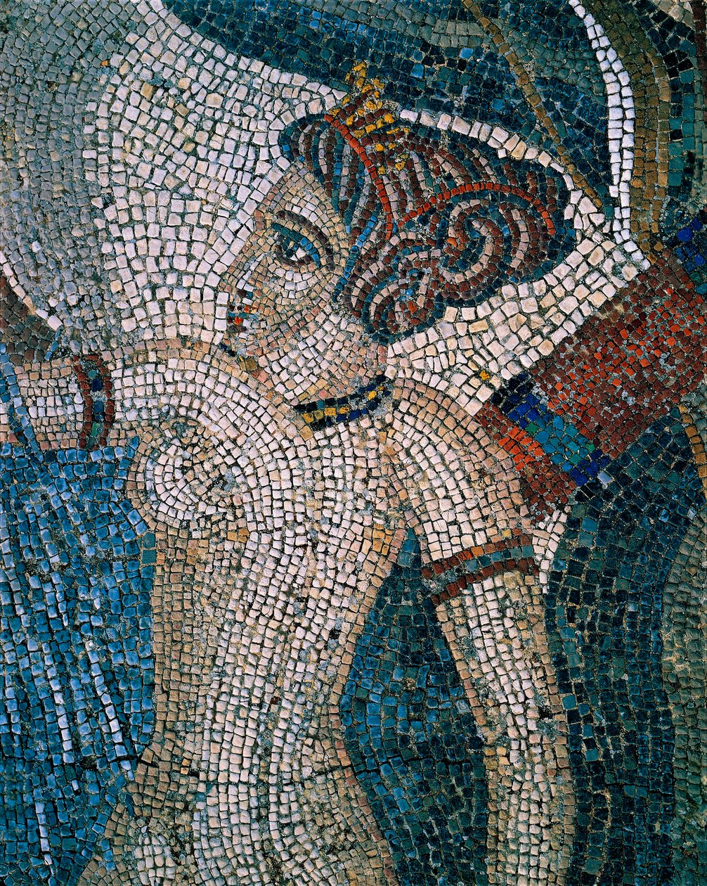 Diana kylpemässä, 2.-3. vuosisata (mosaiikki) tekijältä Roman
