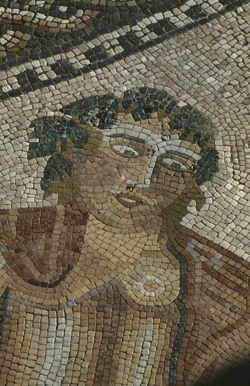 Dionysos löytää Arianen nukkuen, yksityiskohta, Bacchoksen pää, 
