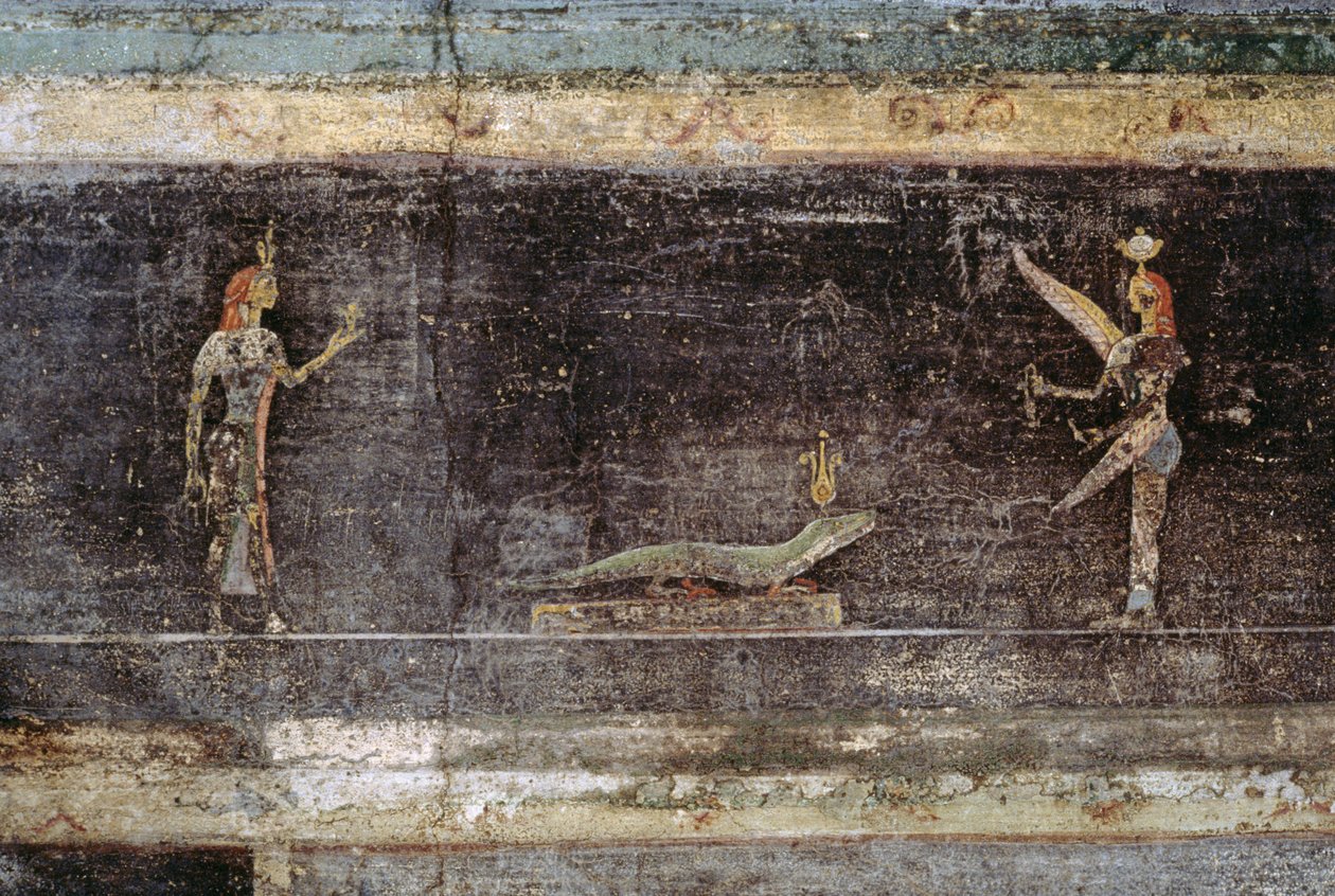 Freskoja Villa Dei Misteristä tekijältä Roman