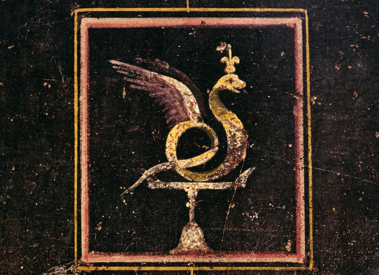 Freskoja Villa Dei Misteristä tekijältä Roman