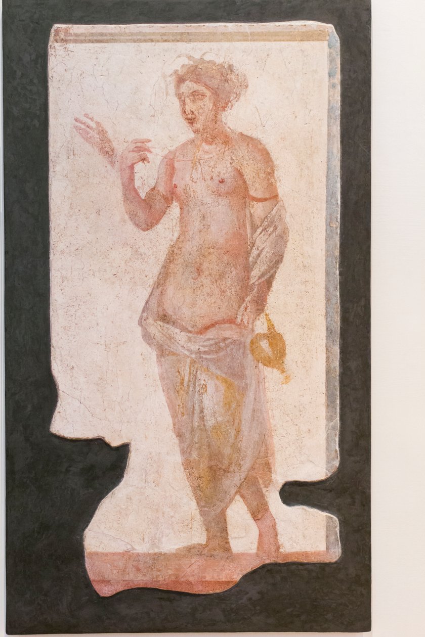 Tyttö laatikon kanssa, Pallavicini Rospigliosi -kokoelma, noin 200 jKr, l. 103420 (tuore) tekijältä Roman