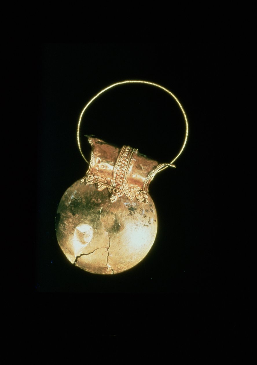 Kultabula Menanderin talosta, Pompejista, 79 jKr (kulta) tekijältä Roman