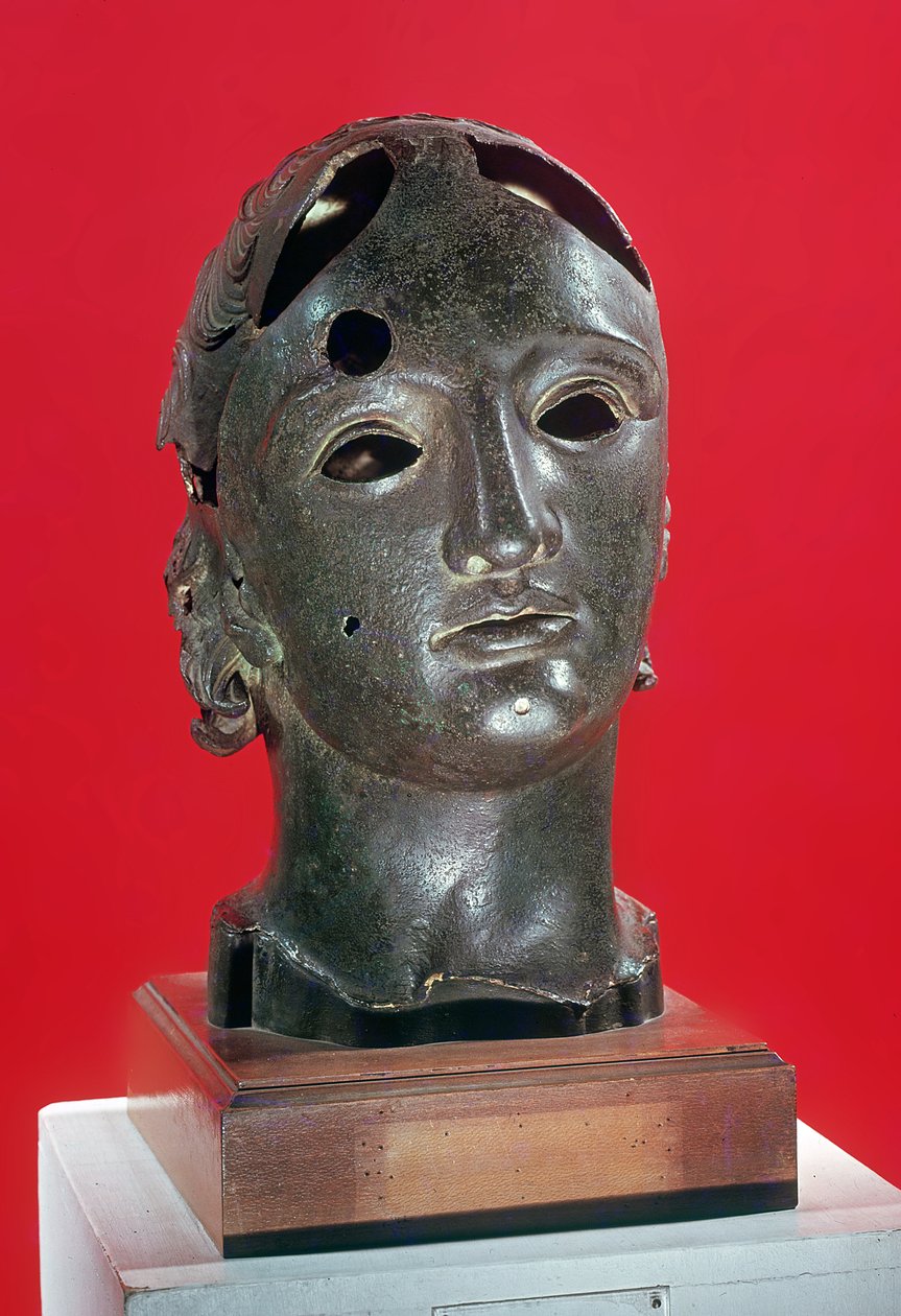 Apollon päällikkö, Nimesistä, 1.-2. vuosisadalla (pronssi) tekijältä Roman
