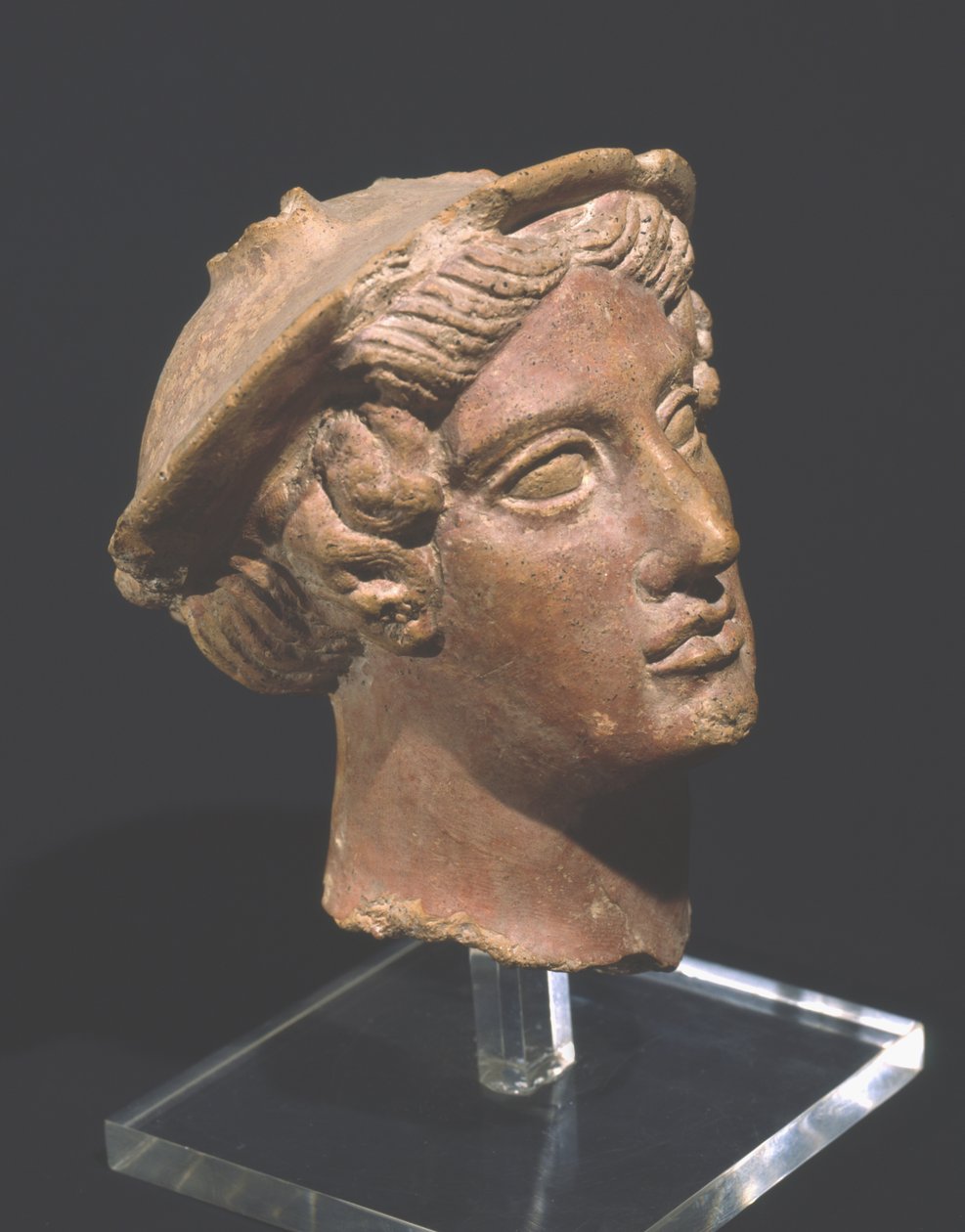 Merkuriuksen pää, Vignole o Faleriin temppelistä (marmori) tekijältä Roman