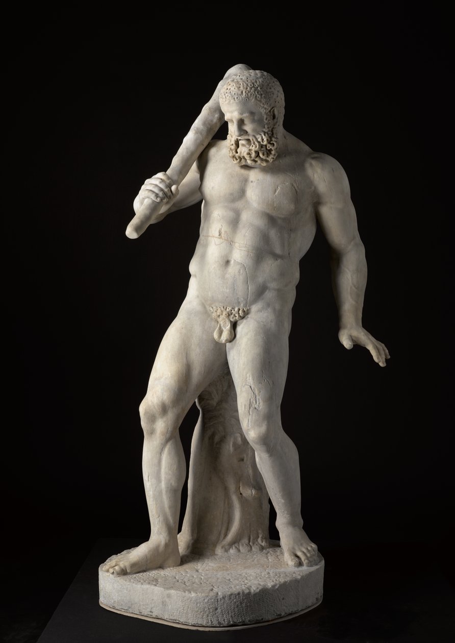 Herakles, 2. vuosisata (marmori) tekijältä Roman