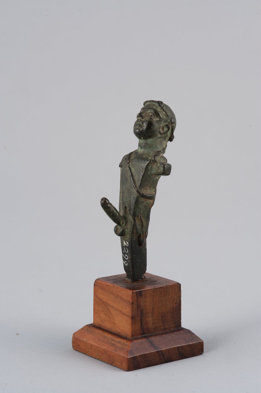 Herm ja Erect Phallus (pronssi) tekijältä Roman