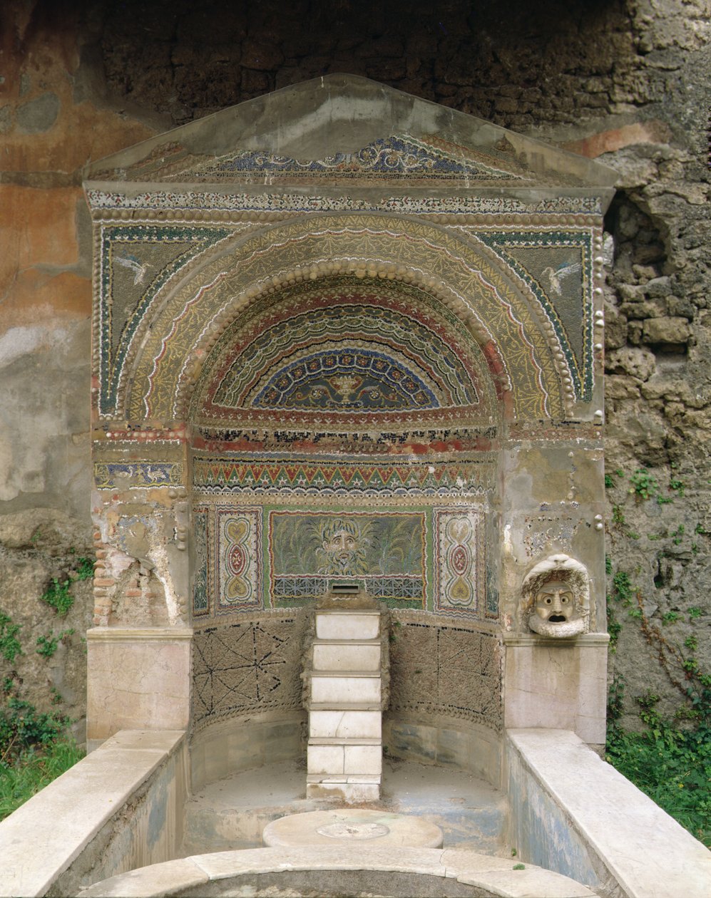 Suuren suihkulähteen talo, Merkuriuksen katu, Pompei, Italia (kuva) tekijältä Roman