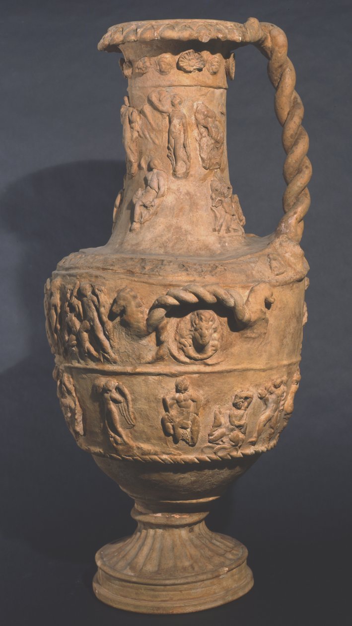 Hydra koristeltu reliefillä, Falierii (savi) tekijältä Roman