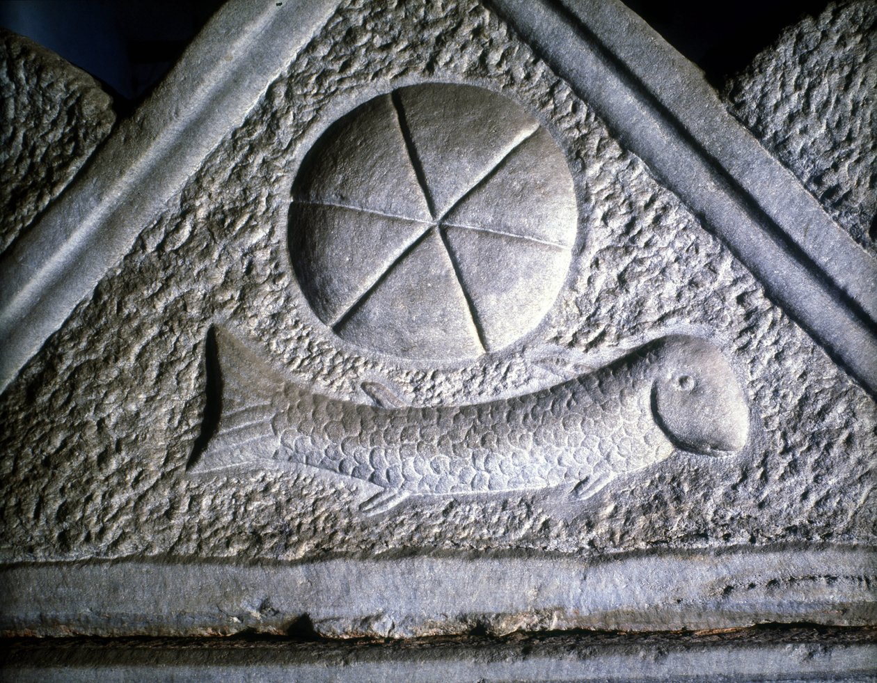 Ictus: kala, kristillinen symboli. 2. vuosisadalla. tekijältä Roman