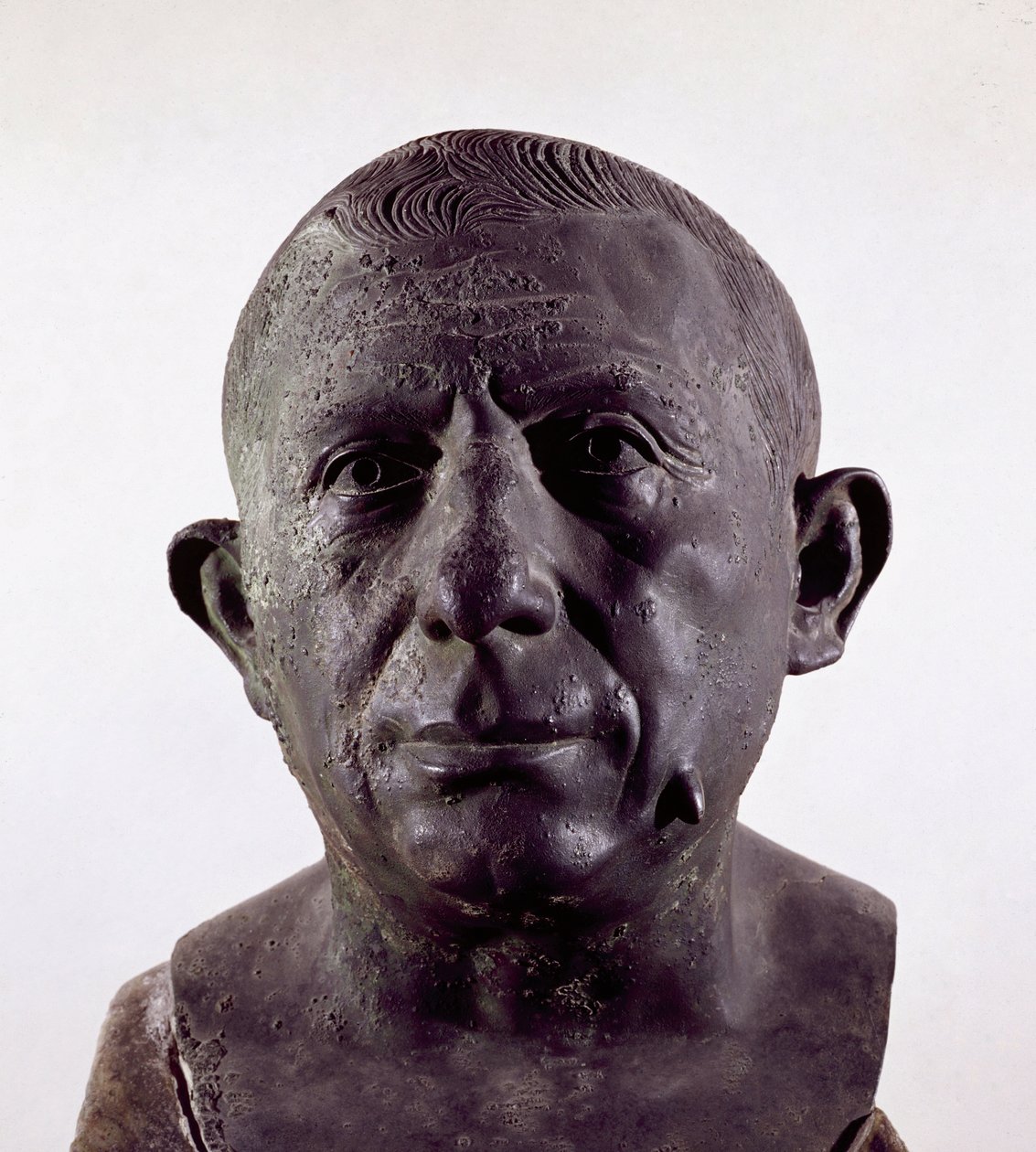 Lucius Caecilius Lucundus, pankkiiri Pompejista (pronssirintakuva, n. 20-62 jKr.) tekijältä Roman