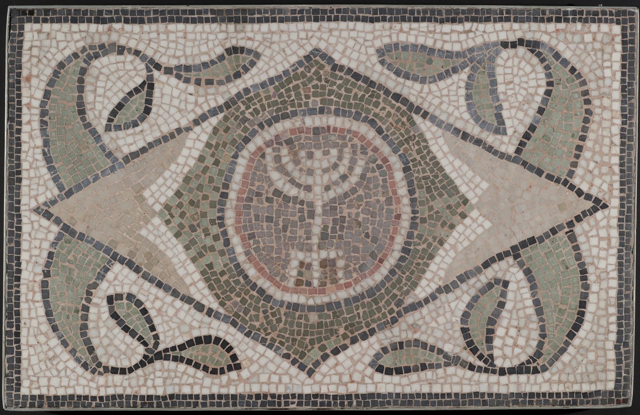 Menoran mosaiikki, 6. vuosisadalla jKr. (kivi ja laasti) tekijältä Roman