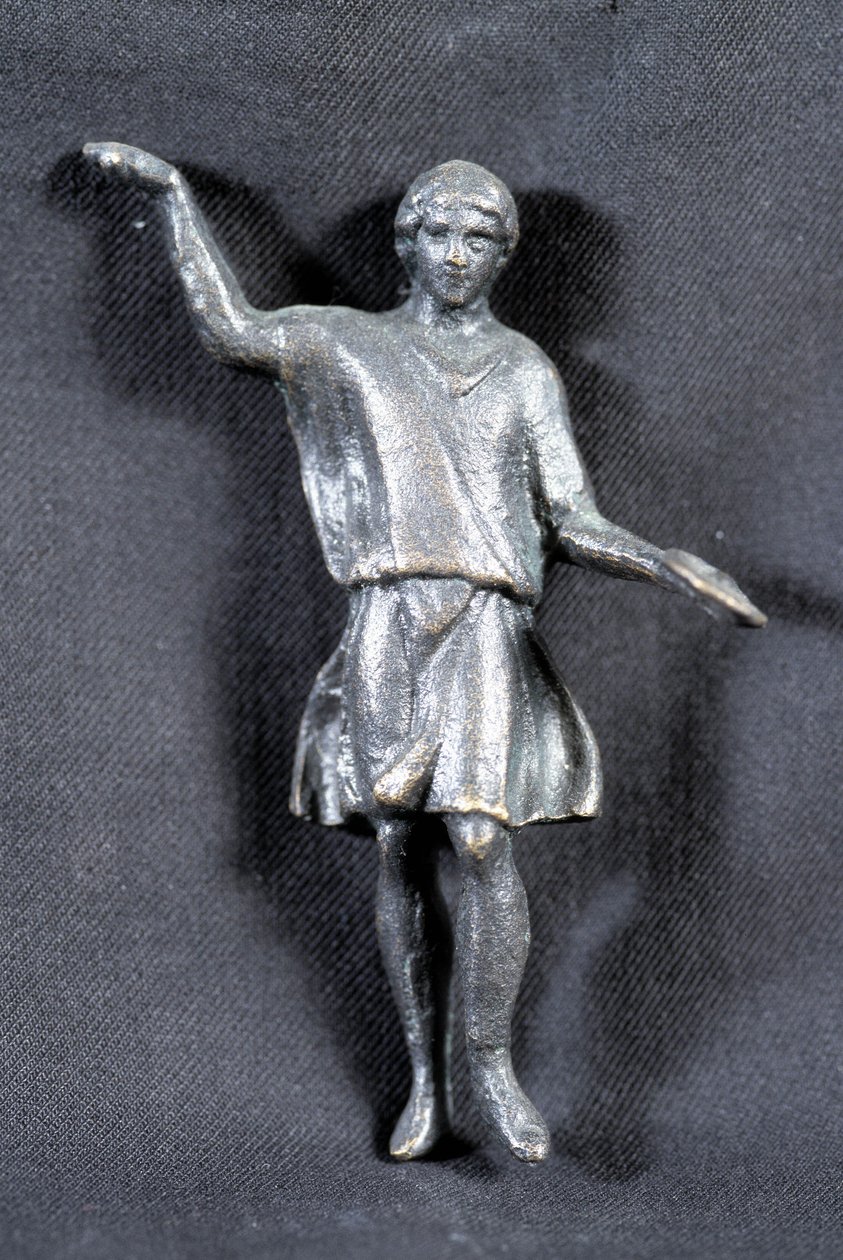Offrande-patsas pronssissa, coll. yksityinen, 2. vuosisadalla. Oletettavasti pyhiinvaeltajien toimesta Marsin temppelissä. tekijältä Roman