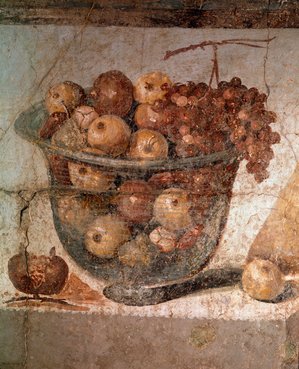 Pan-muusikko nymfien joukossa, yksityiskohta (fresko tekijältä Roman