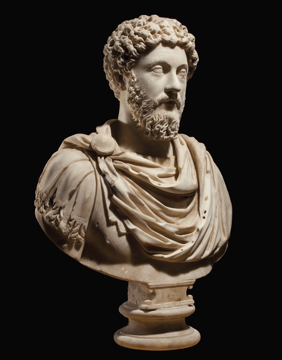 Keisari Marcus Aureliuksen muotokuva, n. 170-180 jKr tekijältä Roman