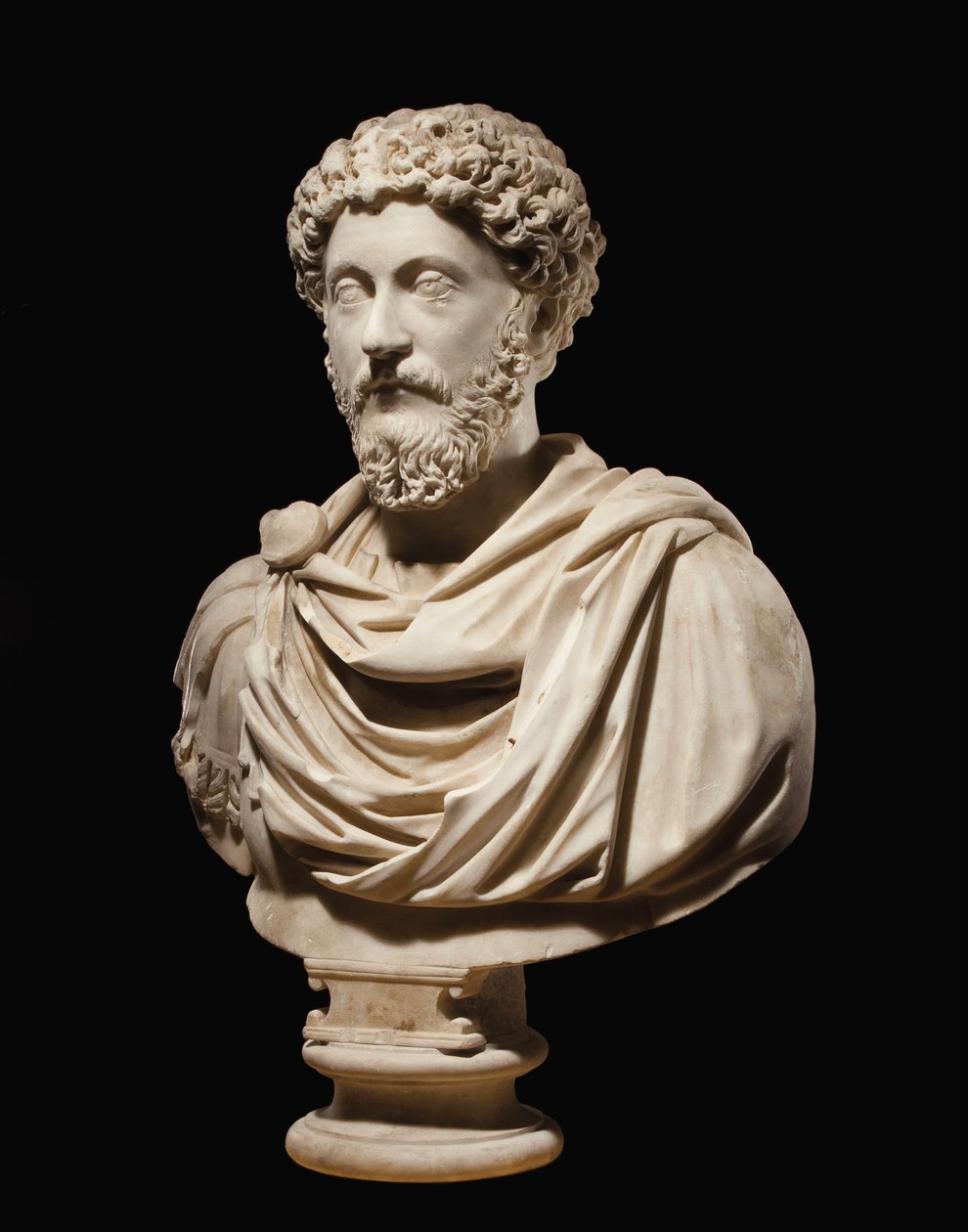 Keisari Marcus Aureliuksen muotokuva, n. 170-180 jKr tekijältä Roman
