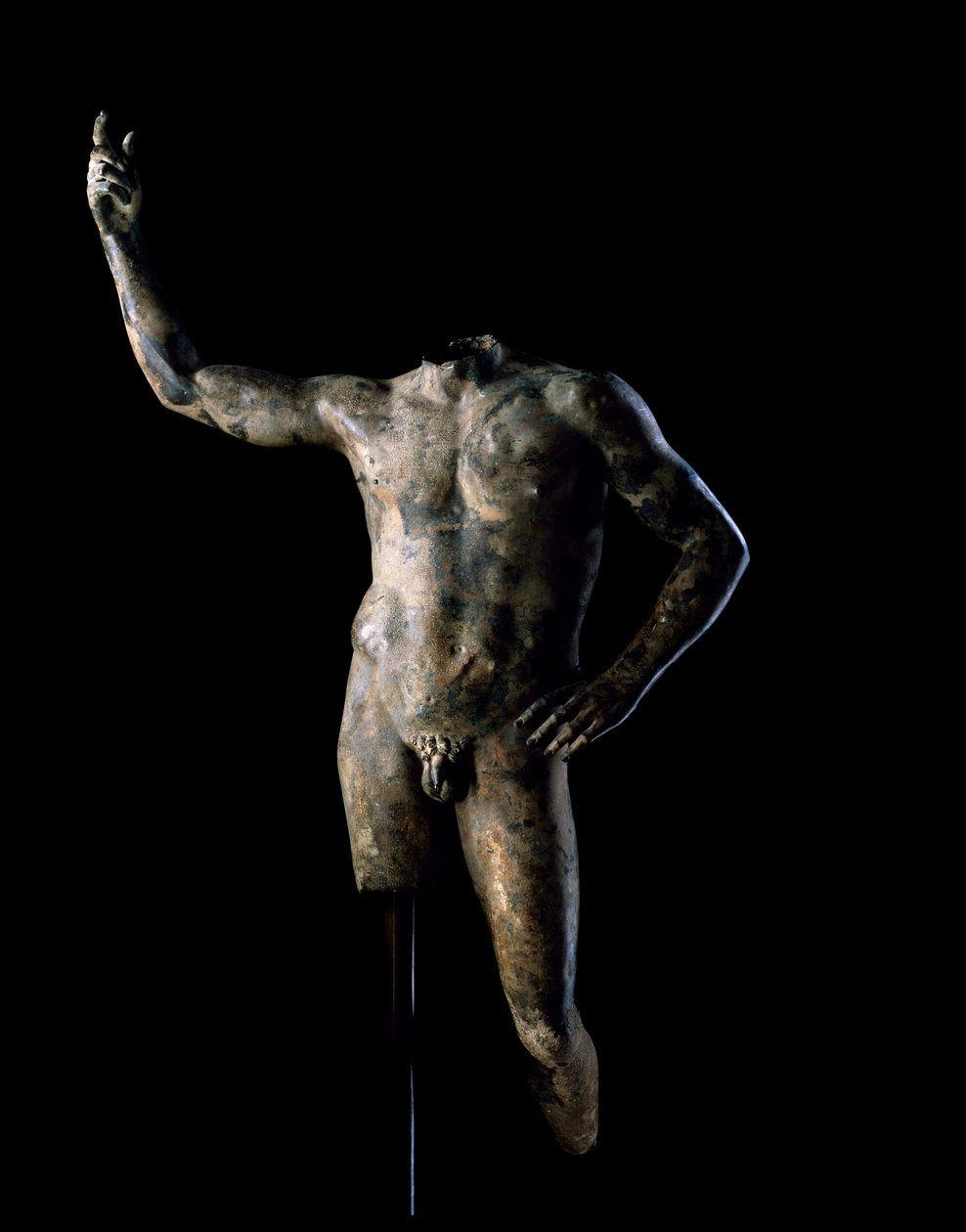 Hallitsijan muotokuva, 200-225 jKr (pronssi) tekijältä Roman
