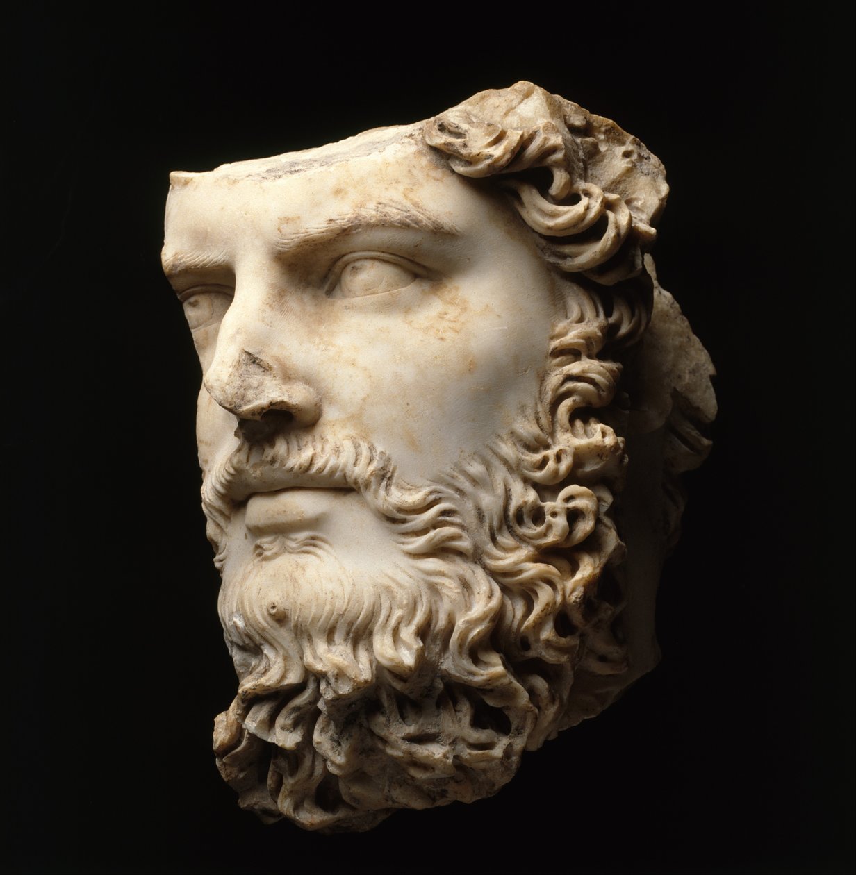 Toinen keisari Lucius Veruksen muotokuva tekijältä Roman