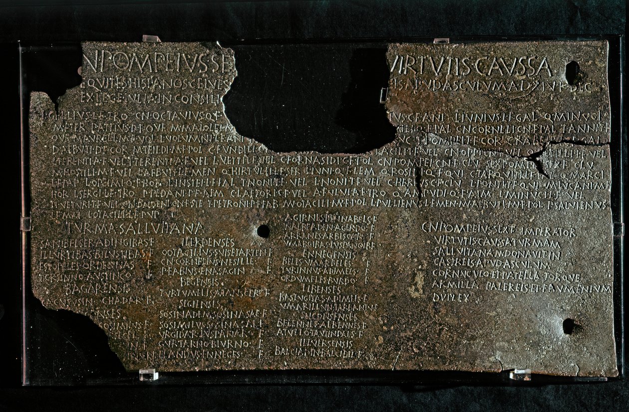 ROMAANIN TAIDE: Pompeius Strabone Gneon asetus, 98-90 eKr. tekijältä Roman