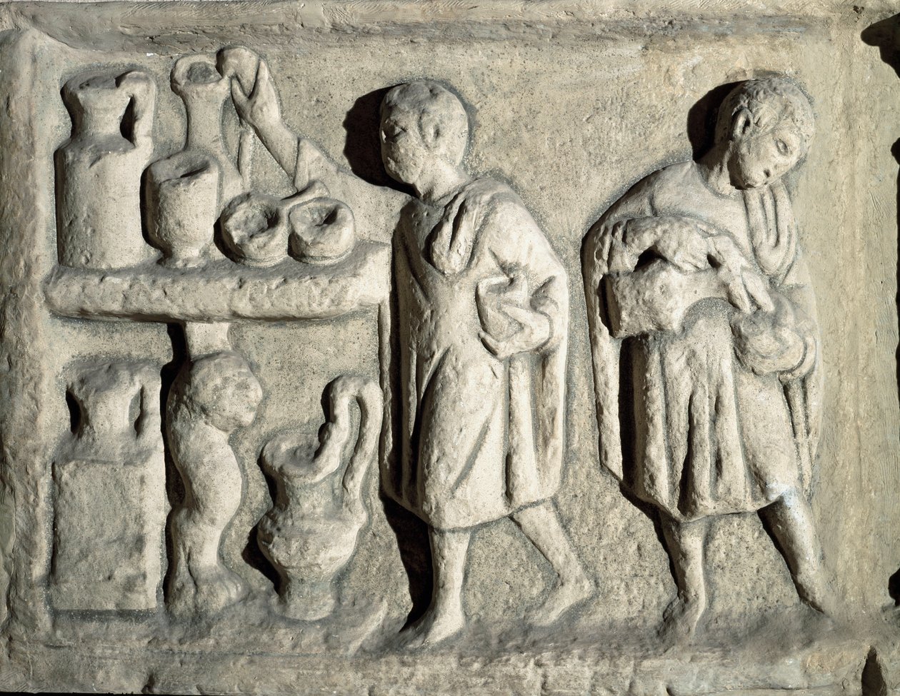 Roomalainen taide: "Kotimainen työssä" "1. vuosisadalla jKr Rooma, Rooman sivilisaation museo tekijältä Roman