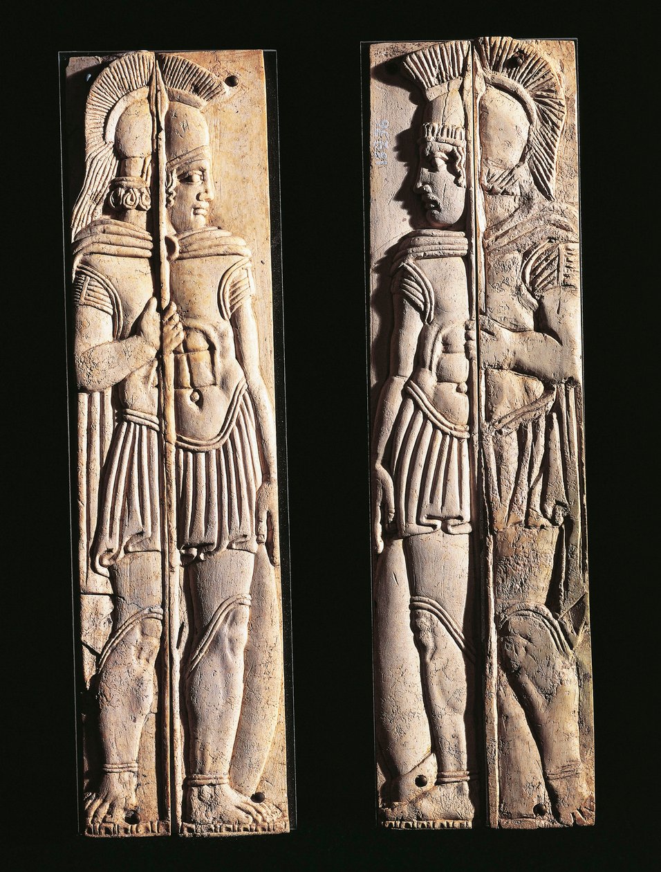 Roomalainen sivilisaatio, soturien luukaiverrus, Praeneste, Lazion alue, Italia tekijältä Roman