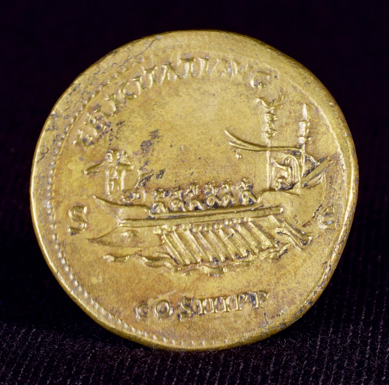 Keisari Hadrianuksen Sestertius (76-138) Newcastle-Upon-Tynestä, 132 jKr. tekijältä Roman