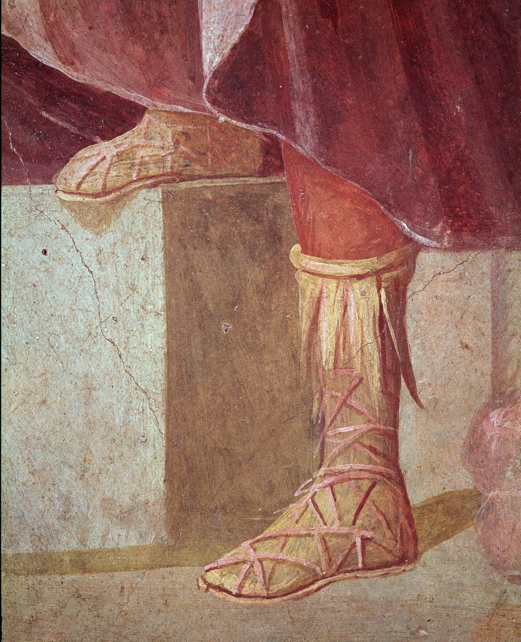 Agamemnonin jalat Iphigenian uhrissa (fresko tekijältä Roman