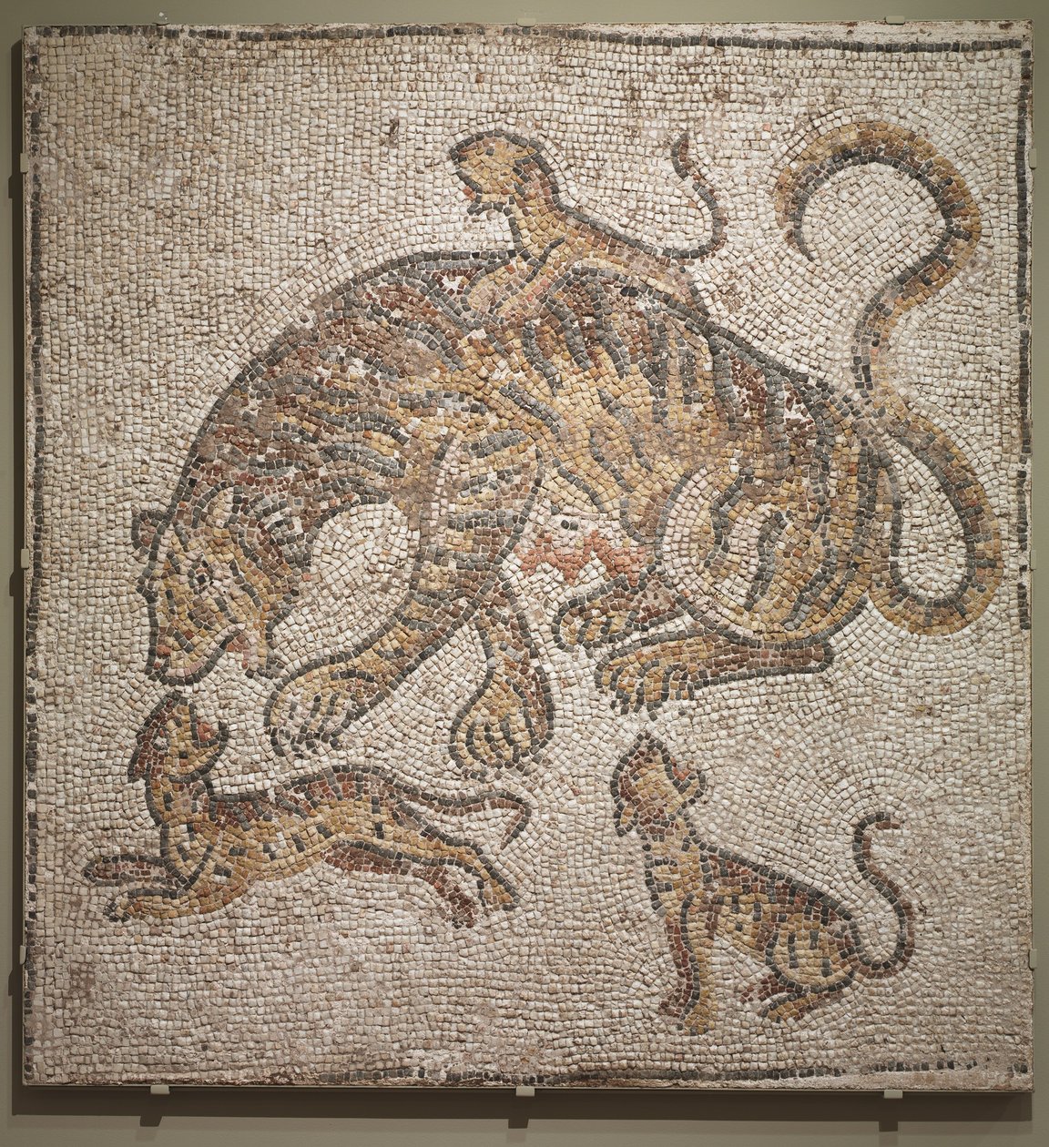Tiikeri ja pennut, noin 300 jKr tekijältä Roman
