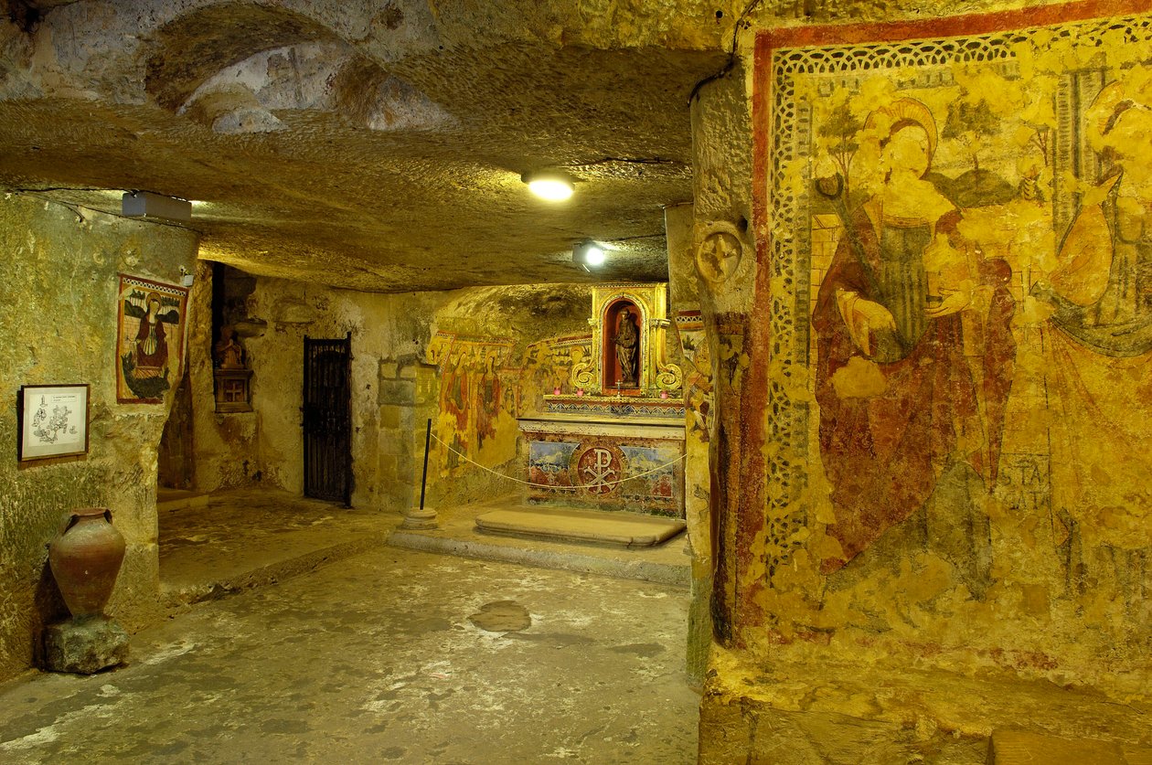 Näkymä Saint Agathan katakombeista Rabatissa, Maltalla (kuva) tekijältä Roman
