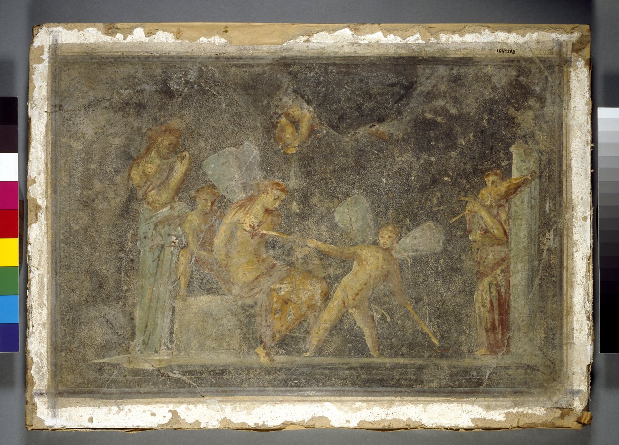 Seinämaalaus, Pompeji, Roomalainen, 1. vuosisata tekijältä Roman