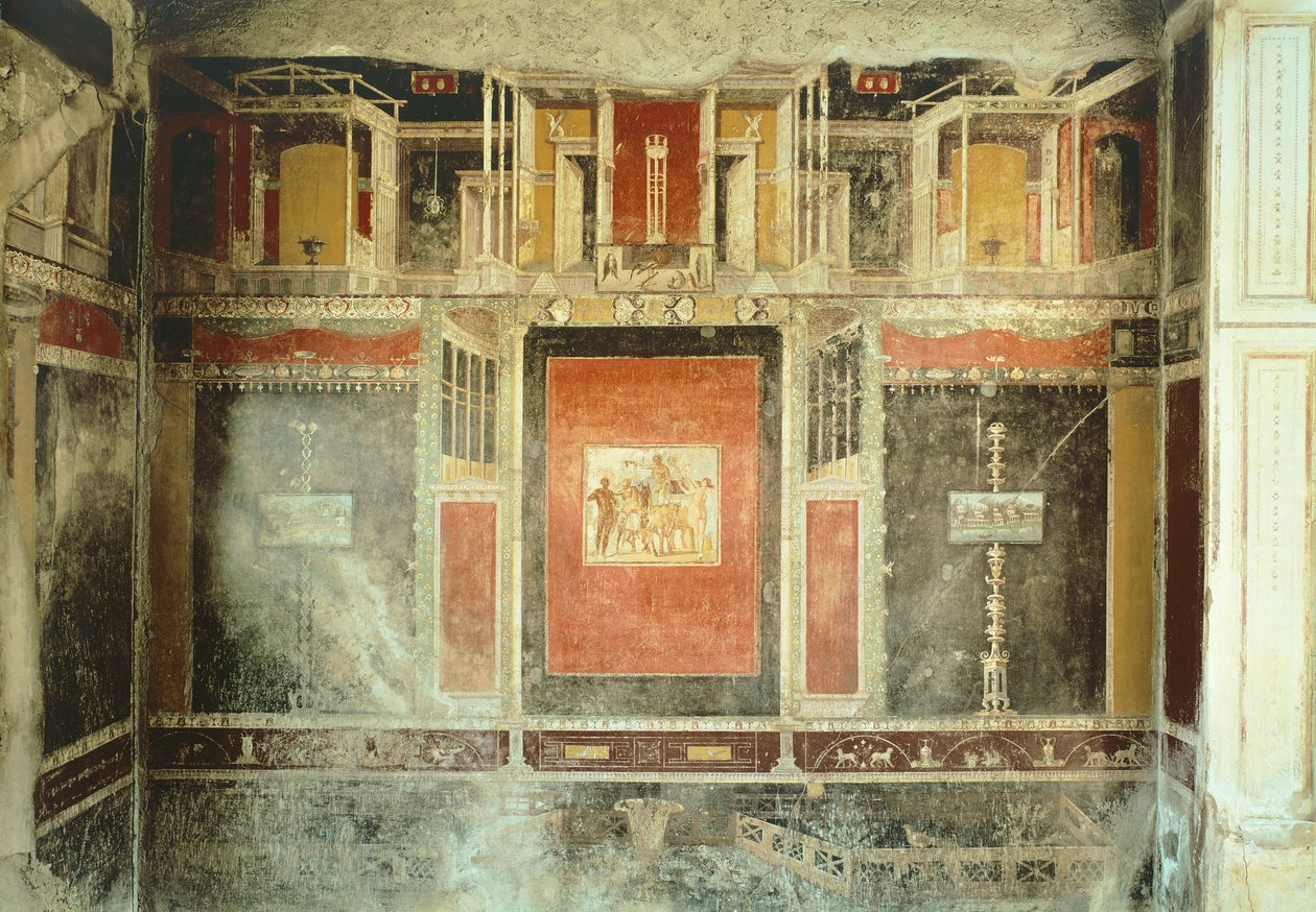 fresko Marco Lucrezio Fronton talosta, Pompejista, Campaniasta, roomalaisesta sivilisaatiosta tekijältä Roman