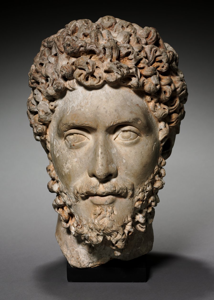 Aatelisen tai virkamiehen päällikkö, 175-200 tekijältä Roman Imperial Period