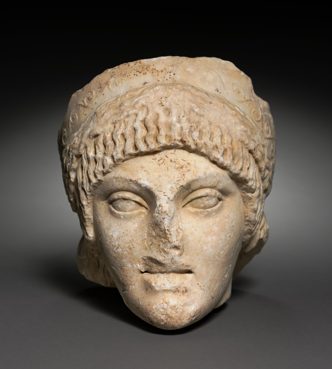 Nuoren naisen pää, 25-1 eKr tekijältä Roman Imperial Period