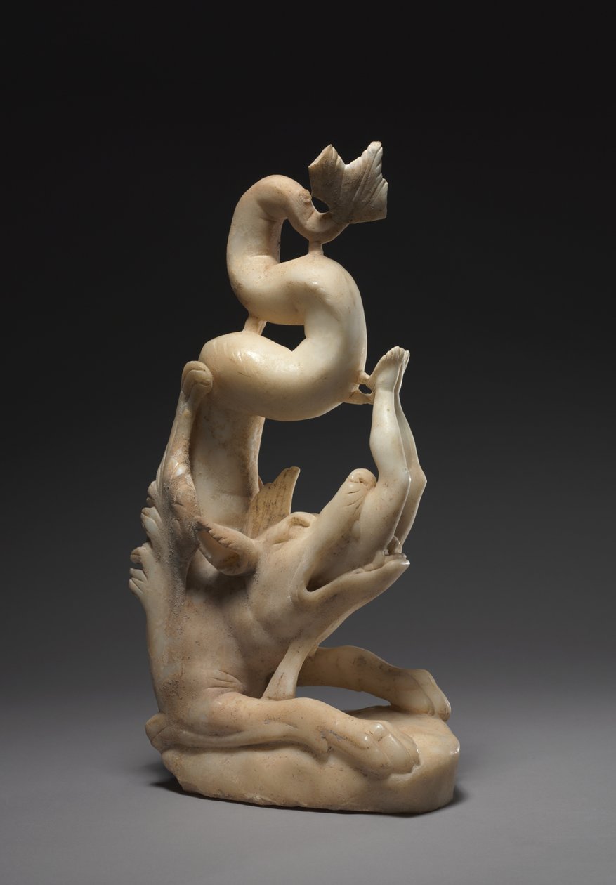 Jonah Swallowed, 280-290 (marmori) tekijältä Roman Imperial Period
