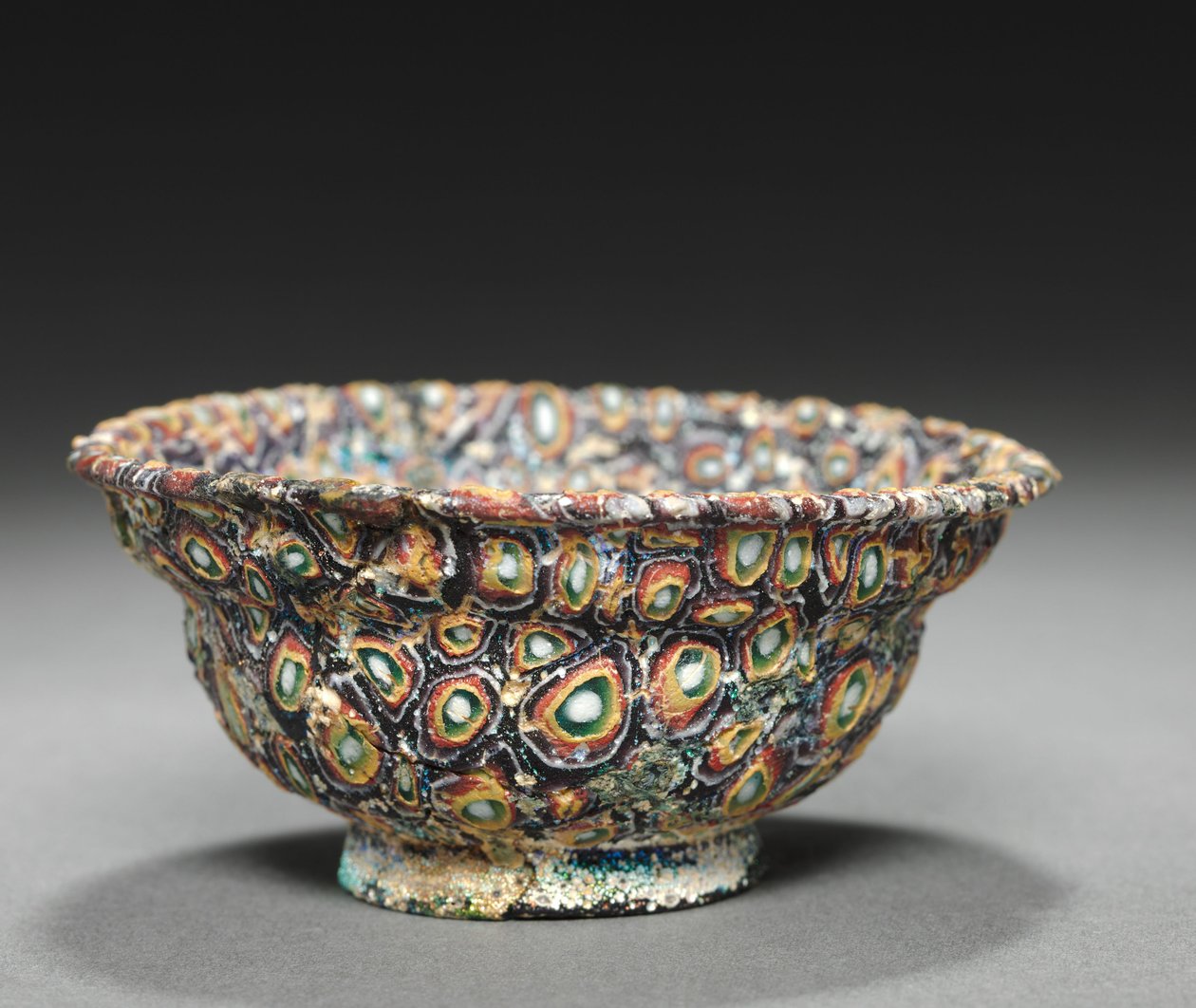 Millefiori Bowl, 1-100 tekijältä Roman Imperial Period
