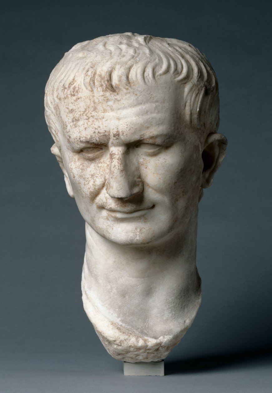 Valtiomiehen muotokuva, mahdollisesti Vespasianus tekijältä Roman Imperial Period