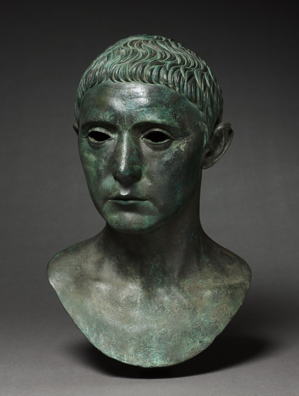 Miehen muotokuva, 27 eKr.-14 jKr tekijältä Roman Imperial Period