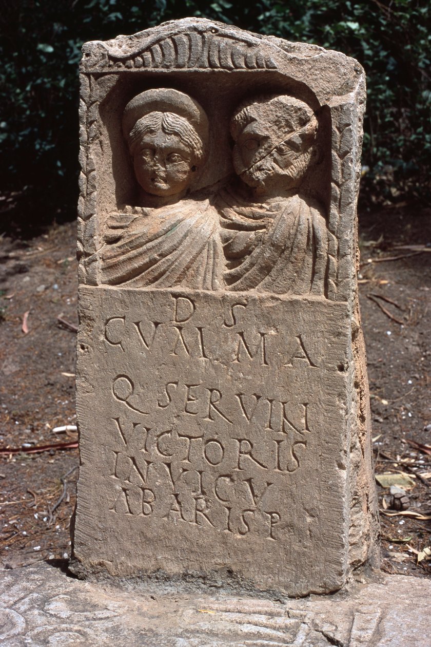 Stela, korkea keisarillinen aika (27 eKr.-395 jKr.) tekijältä Roman Imperial Period