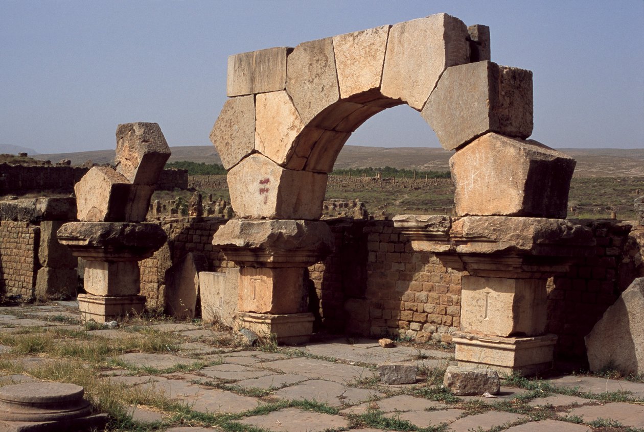 Näkymä Sertiuksen torilta, korkea keisarikausi (27 eKr.-395 jKr.) tekijältä Roman Imperial Period
