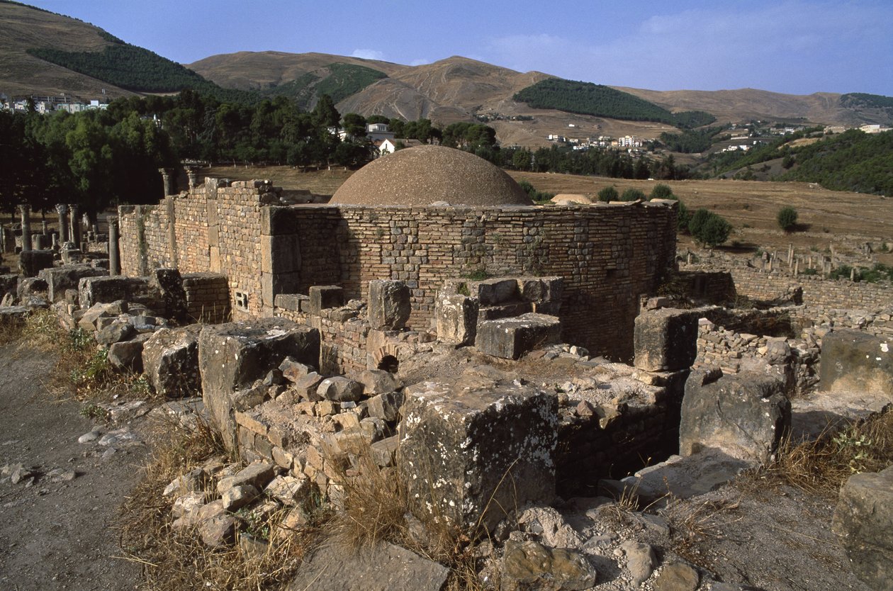 Näkymä kastekappelilta, korkea keisarillinen aika (27 eKr.-395 jKr.) tekijältä Roman Imperial Period