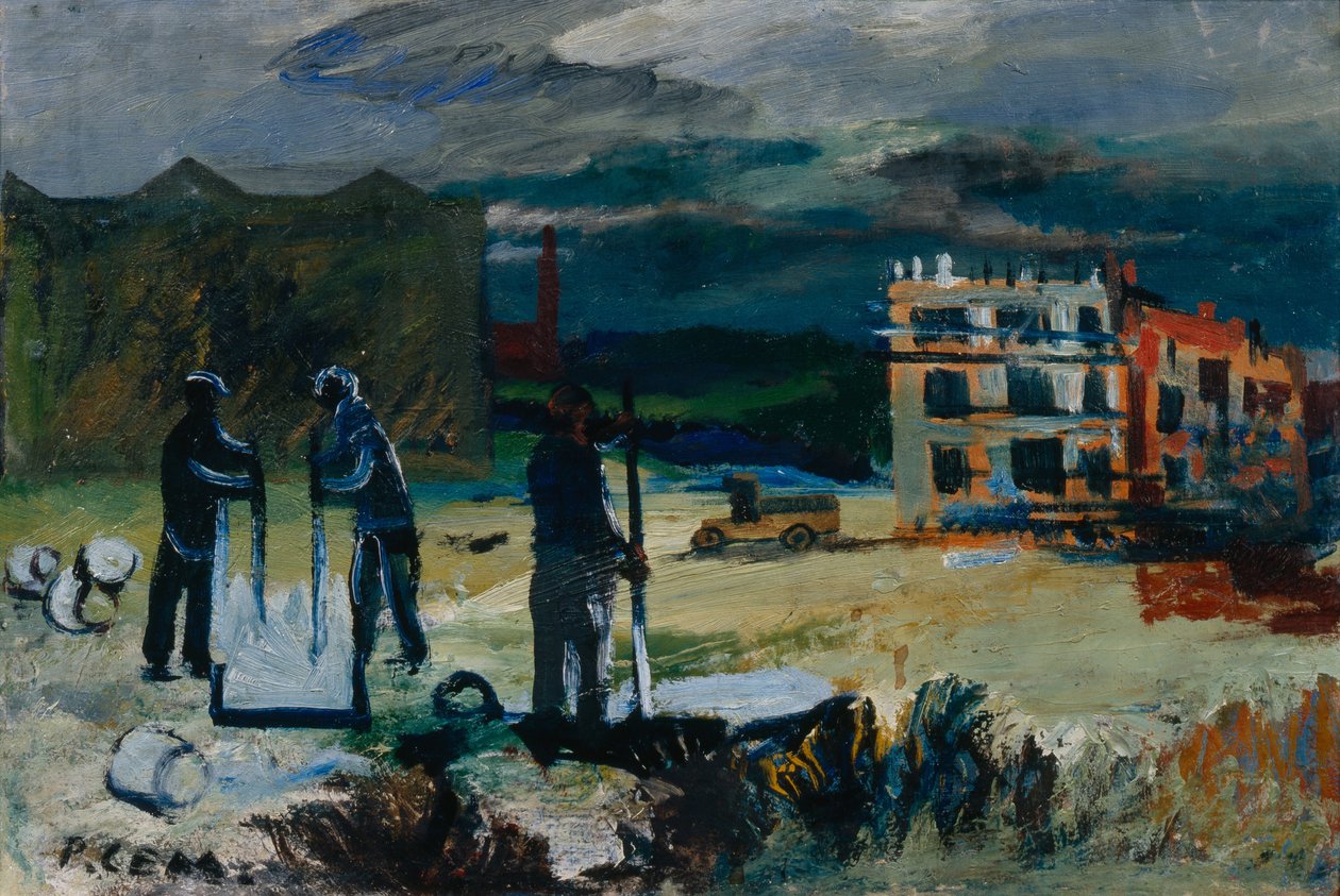 Construint cases noves, 1933 finlandès tekijältä Roman Matveevich Semashkevich