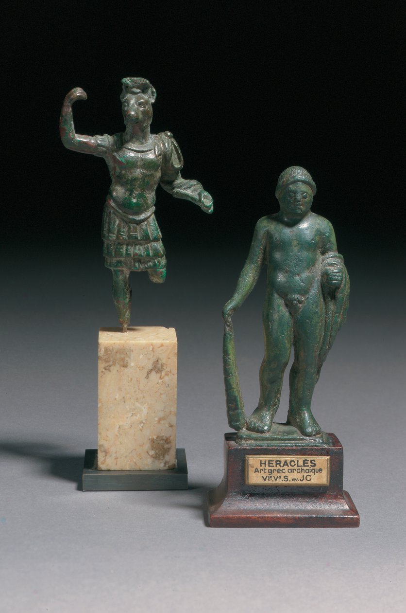 Figuuri Psychopomp Hermanubis, noin 2. vuosisadalla jKr tekijältä Roman Period Egyptian