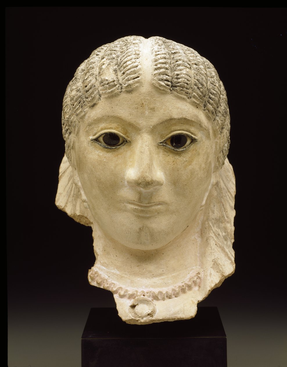 Muumion muotokuva, 2. vuosisadan loppupuoli (kartonki, maali, lasi & pronssi) tekijältä Roman Period Egyptian