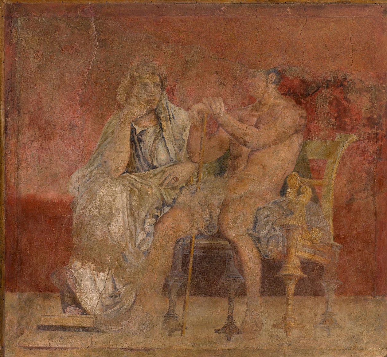 Istuva pariskunta, noin 50-40 eaa. tekijältä Roman Republican Period