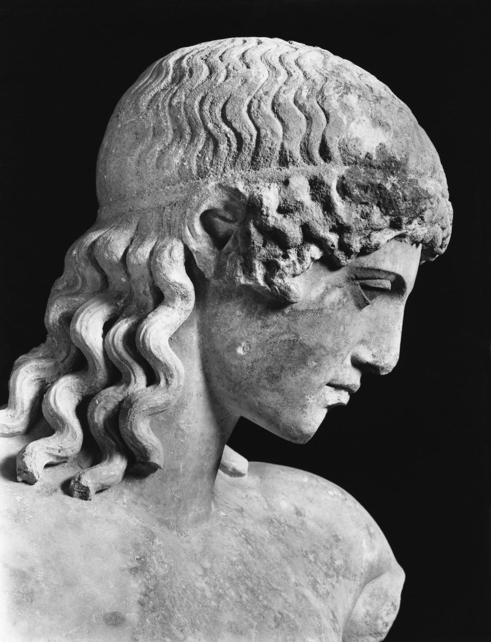 Apollo (marmori) (m/w valokuva) (yksityiskohta) tekijältä Roman Roman