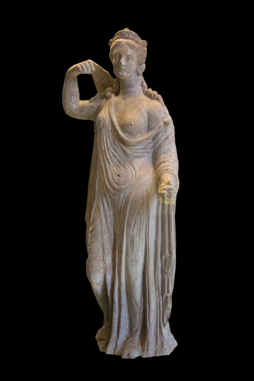 Art Kreikka Afrodite Genitrix-tyyppistä (1. vuosisadalla jKr.) terrakotta tekijältä Roman Roman