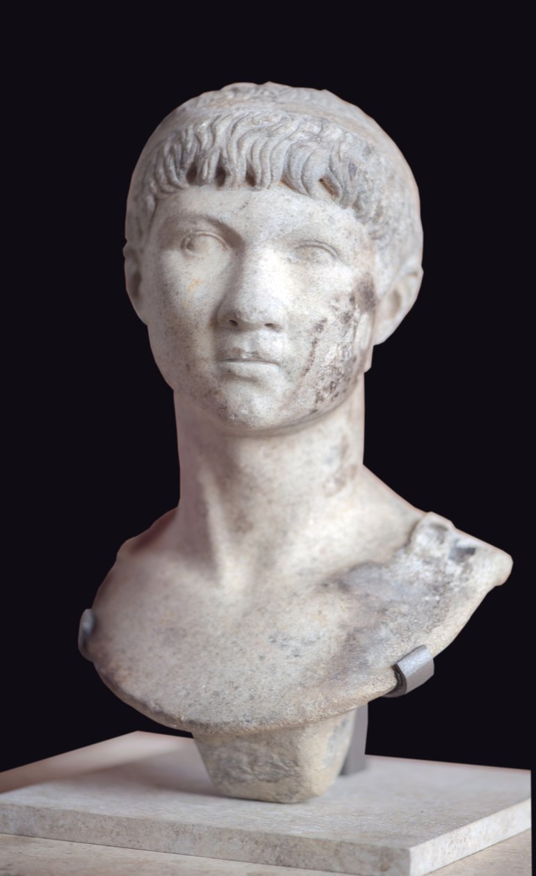 Art Rooma Ptolemaios Mauretanialaisen rintakuva (10 eKr. - 40 jKr) marmoria tekijältä Roman Roman