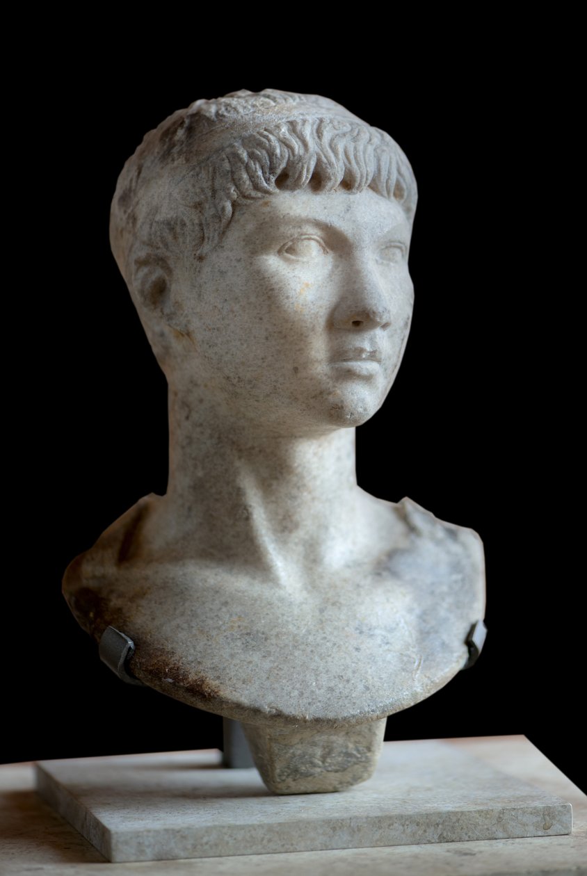 Art Rooma Ptolemaios Mauretanialaisen rintakuva (10 eKr. - 40 jKr) marmoria tekijältä Roman Roman